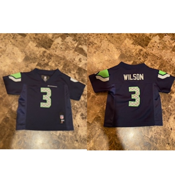 NFL Other - NFL Seattle SEAHAWKS RussellWILSON Jersey 3/6Months Team Football Short Sleeve